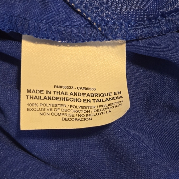 Nike Mens Royal Blue Athletic Training Full Zip Lightweight Track Jacket Medium - Picture 7 of 9